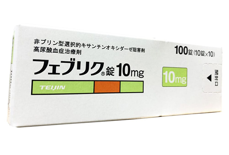 Thuốc đặc trị gout của Nhật Feburic Tablet 10mg