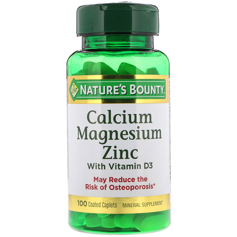 Viên uống Nature’s Bounty Calcium Magnesium Zinc