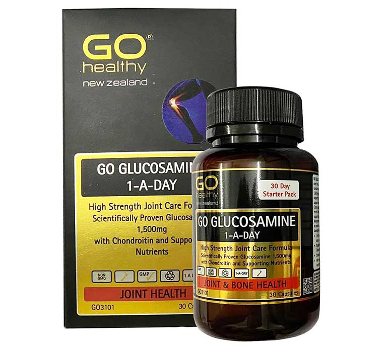 Viên uống Go Healthy New Zealand Go Glucosamine 1 - A - Day 1500mg