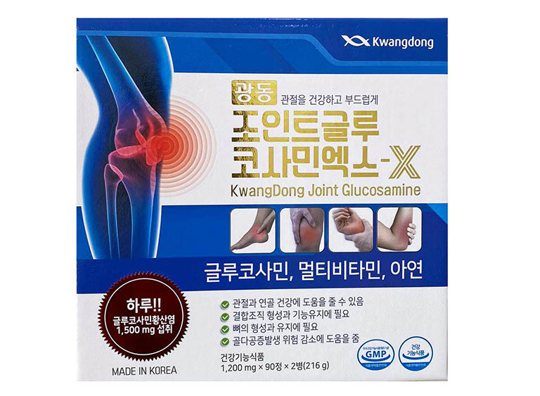 Viên uống bổ khớp Glucosamin Kwangdong của Hàn