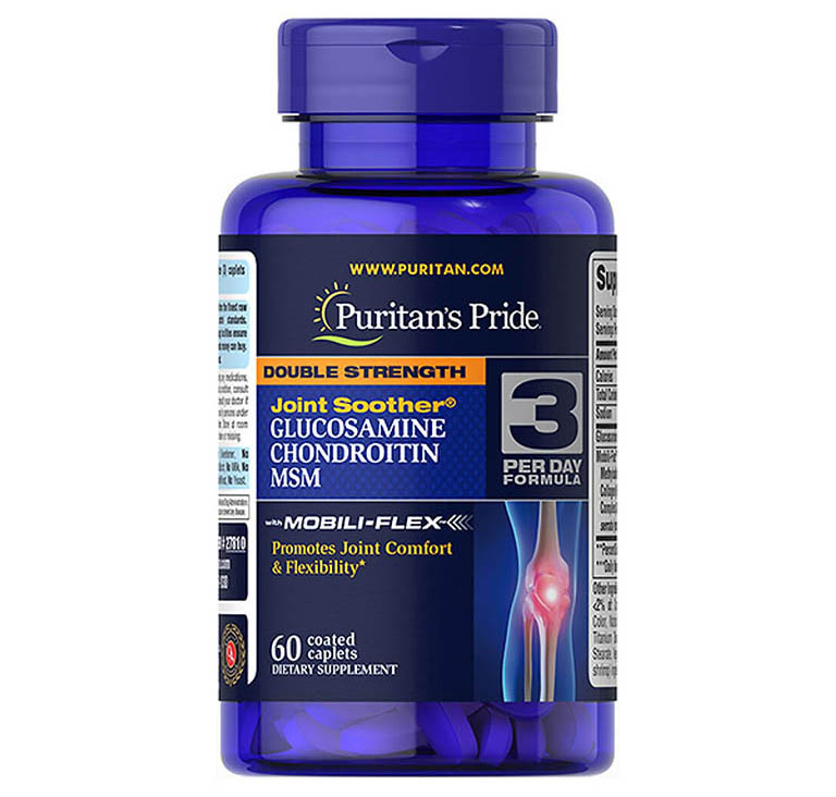 Viên uống Puritan’s Pride Double Strength giúp tái tạo sụn khớp