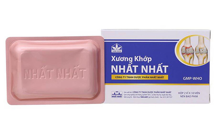 Giá bán viên uống Xương Khớp Nhất Nhất