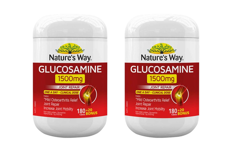 Glucosamine Nature’s Way 1500mg hỗ trợ điều trị thoát vị