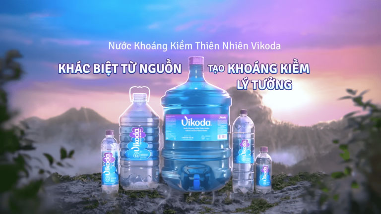 Nước khoáng Vikoda nổi bật với độ kiềm lý tưởng